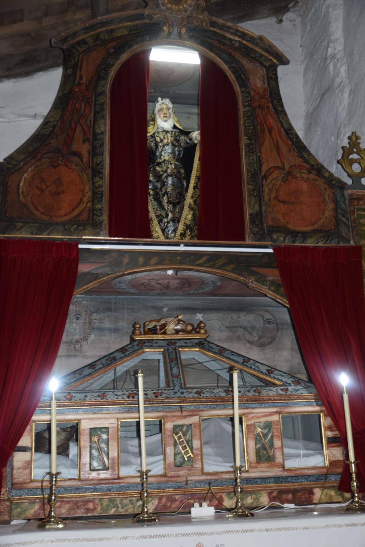 Urna del Santo Entierro de Bercianos