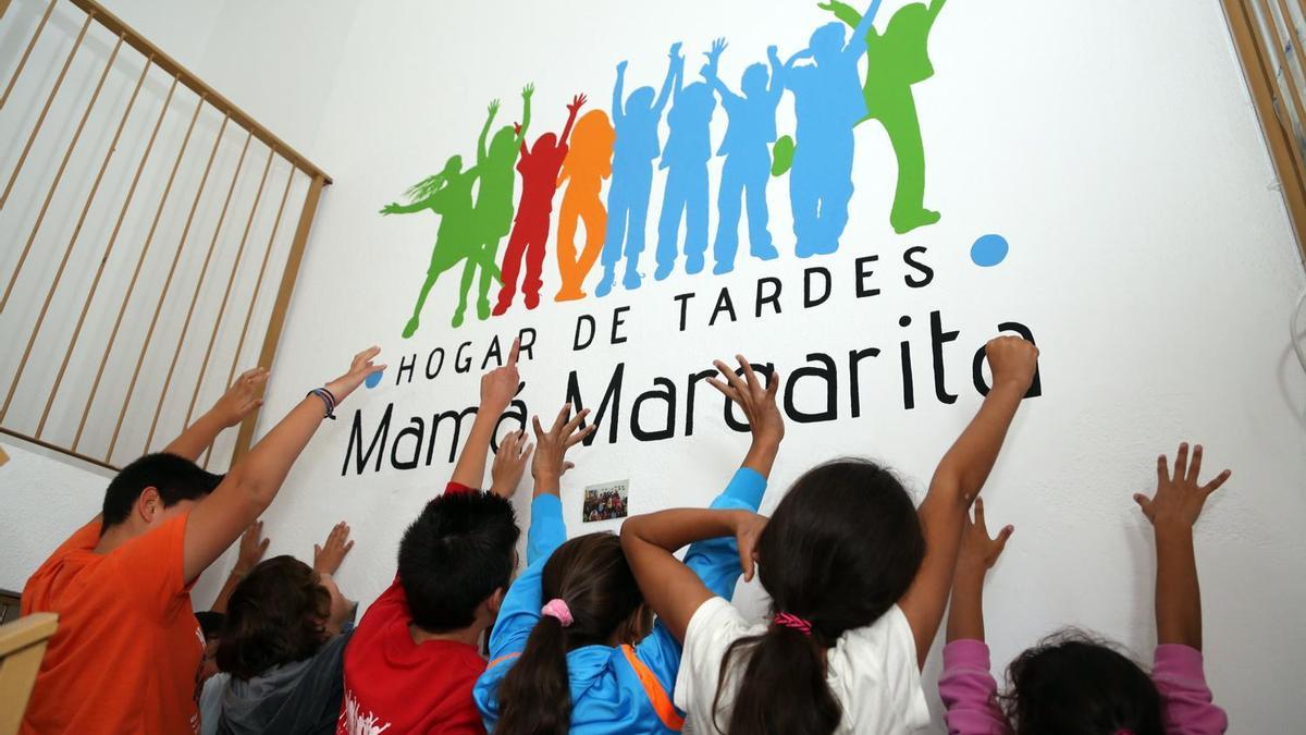 El Hogar de Tardes Mamá Margarita acoge en la actualidad a cerca de cuarenta menores.