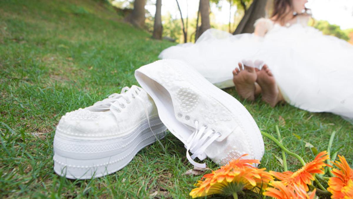 ¿Novias con zapatillas? Sí, quiero