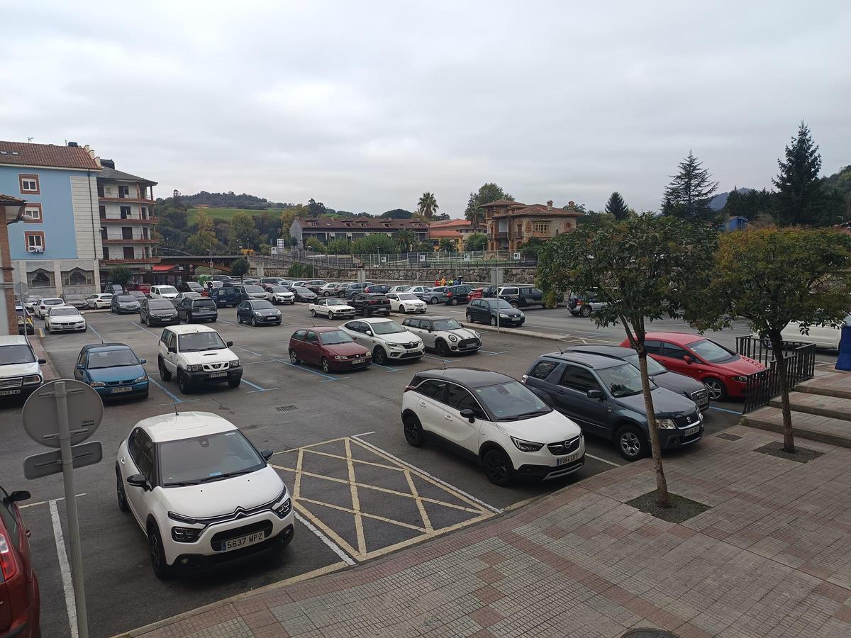 La zona azul de El Censu, en Cangas de Onís.