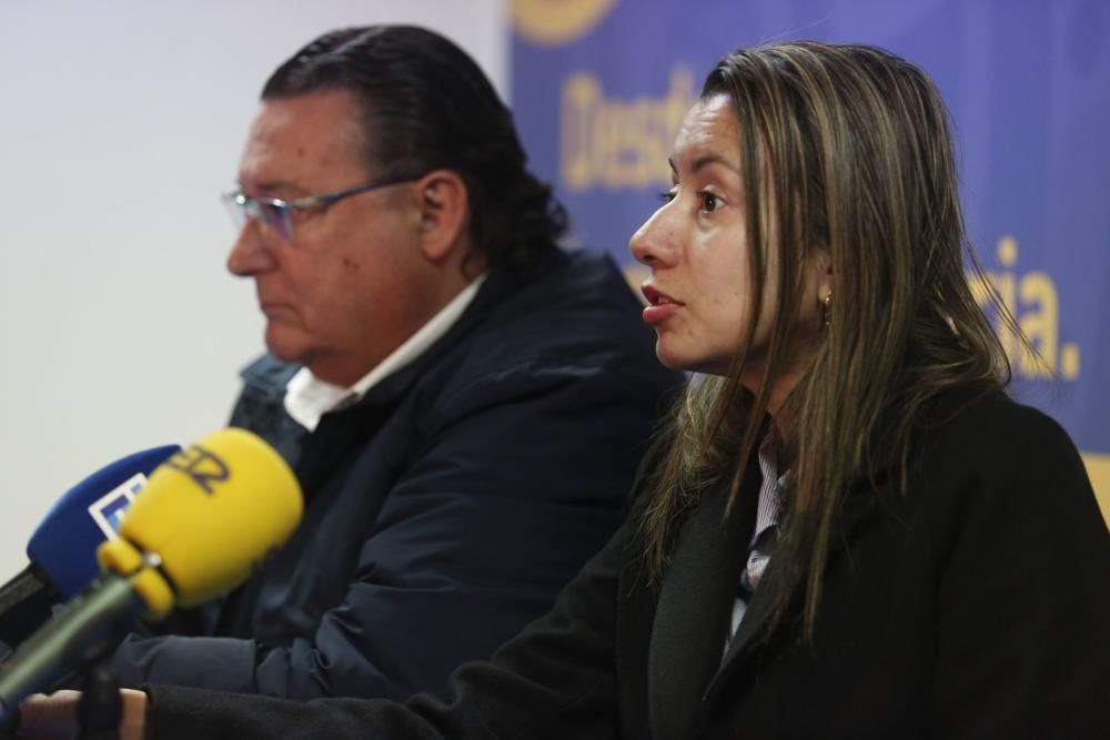 Rueda de prensa de la directiva del Real Avilés