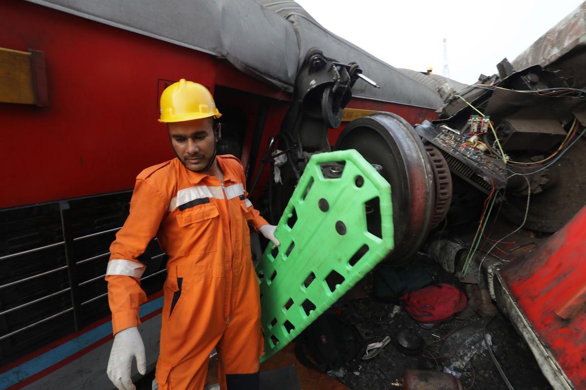 Accidente mortal de tren en la India