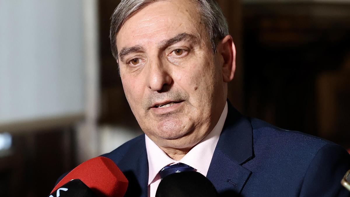 El consejero de Movilidad a la salida de la reunión con el presidente de Renfe