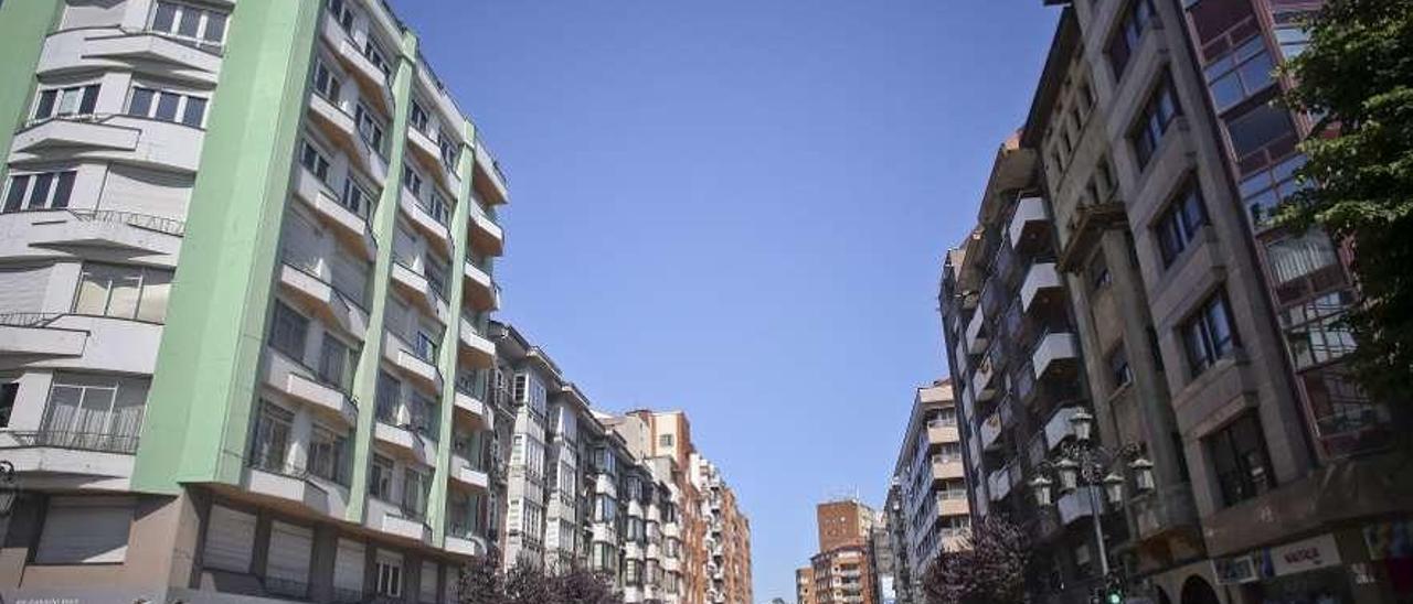 Vista general de la avenida de Galicia.