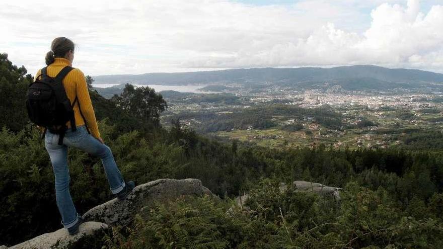 Una vista desde los montes de A Fracha. // G. Santos