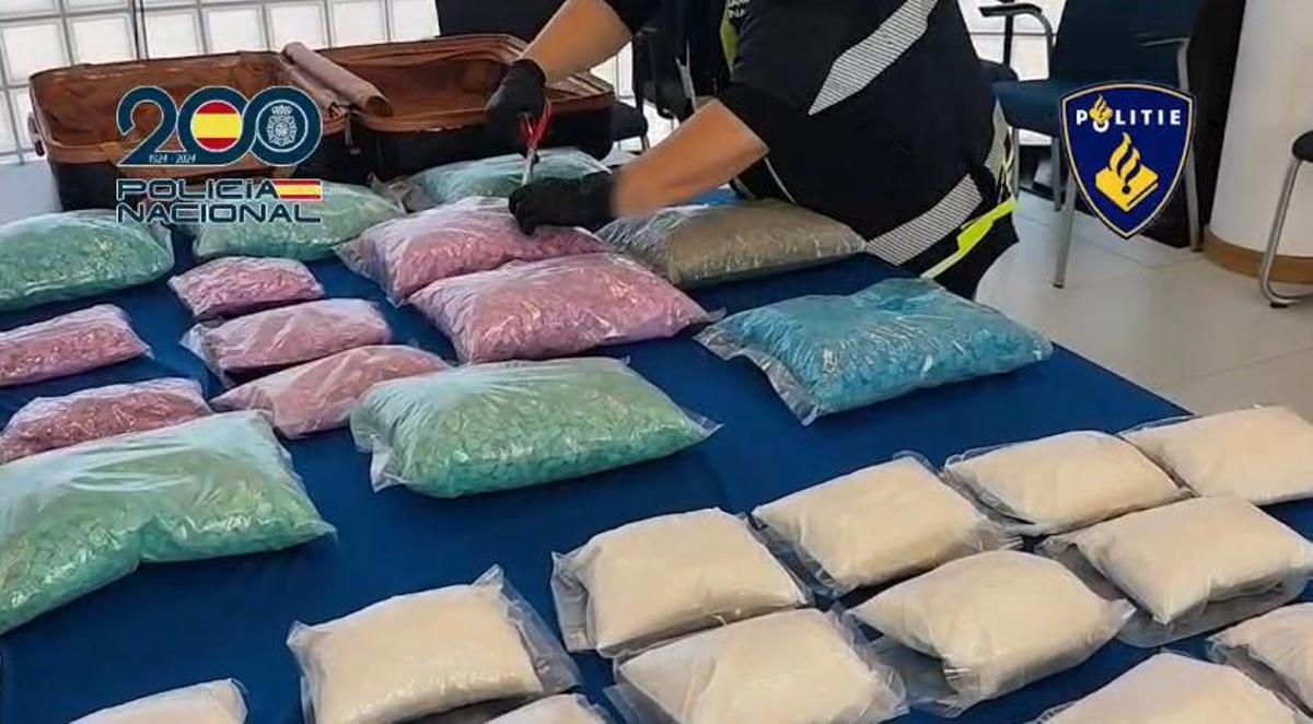 Imagen del operativo policial.