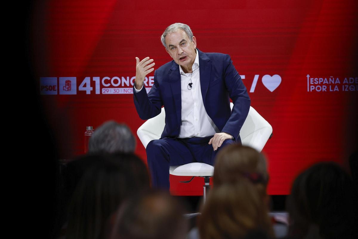 José Luis Rodríguez Zapatero, el pasado 30 de noviembre durante un acto del PSOE.