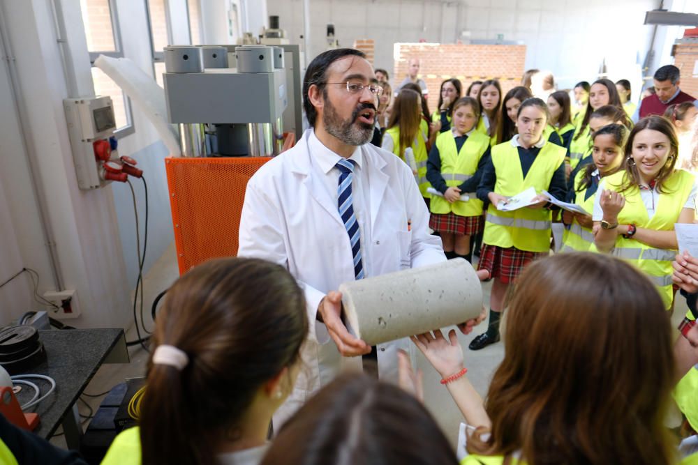 Alumnas de la ESO conocen la Ingeniería Civil