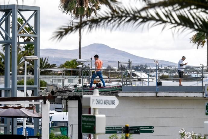 OBRAS ILEGALES CERCA DE LA CHARCA DE MASPALOMAS