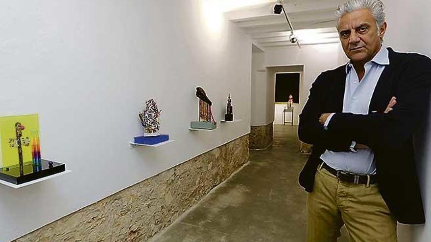 Andrés Planas, ayer, en MA arte contemporáneo.