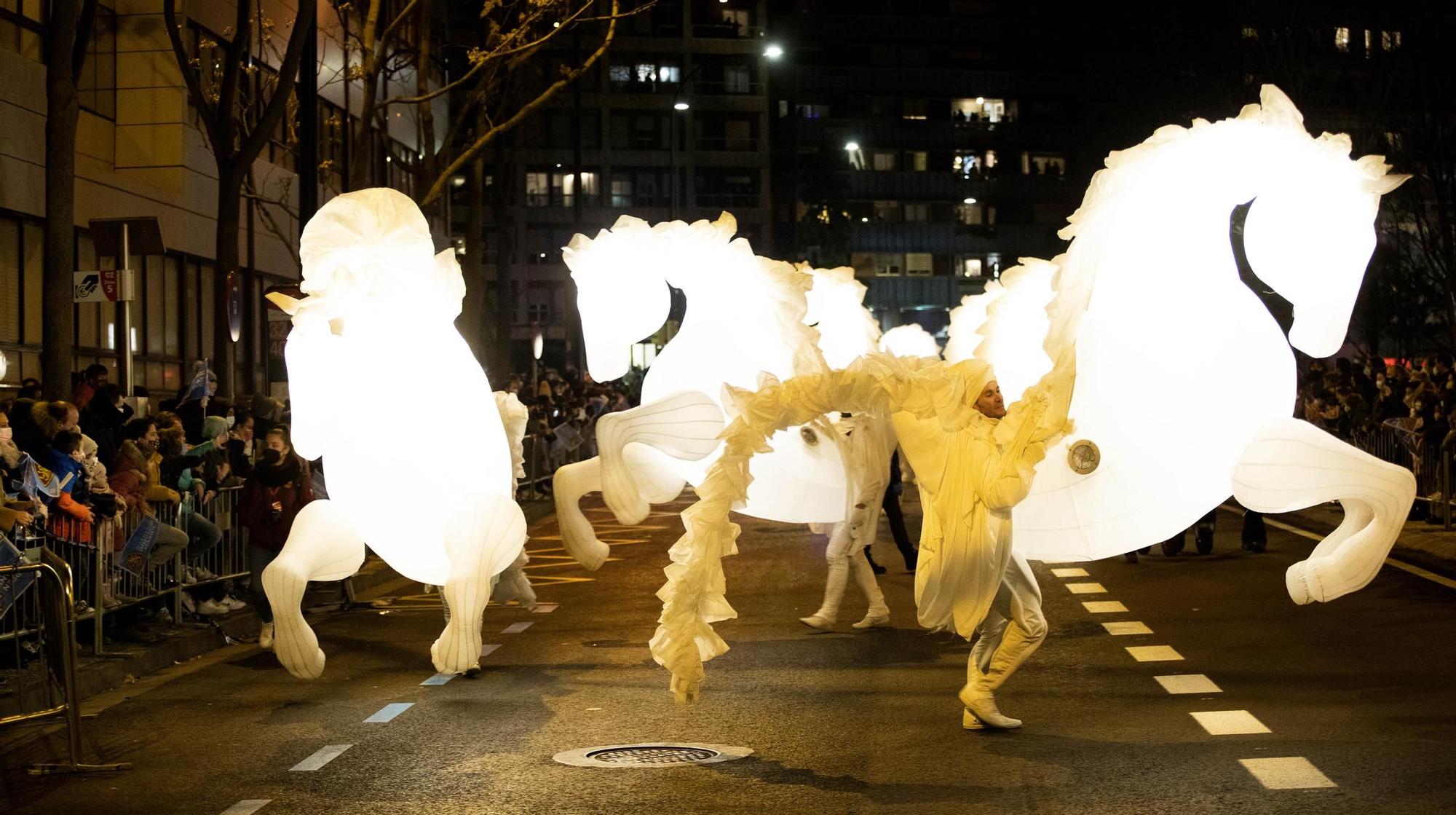 Cabalgata de Reyes en Zaragoza 2022