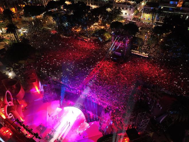 Concierto de Maluma en el Carnaval de Las Palmas de Gran Canaria 2025