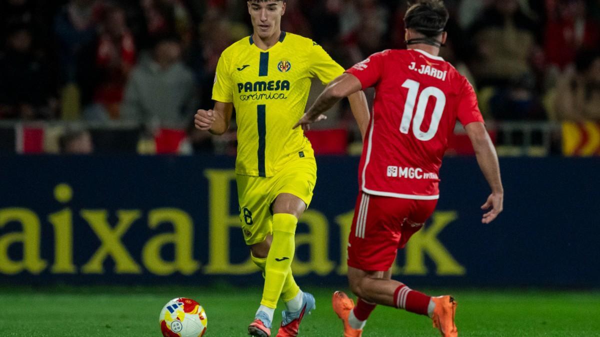 Jaume Jardí en una acción de ataque