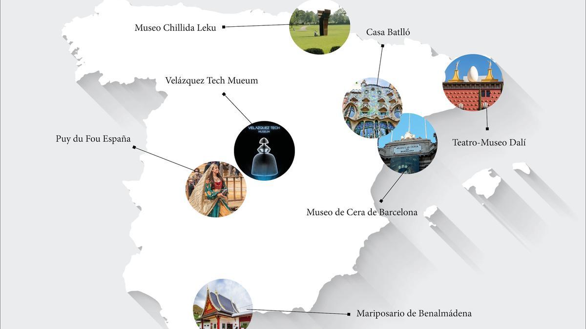 ¿Cuáles son las 7 mejores atracciones culturales de España? Encuéntralas en este mapa