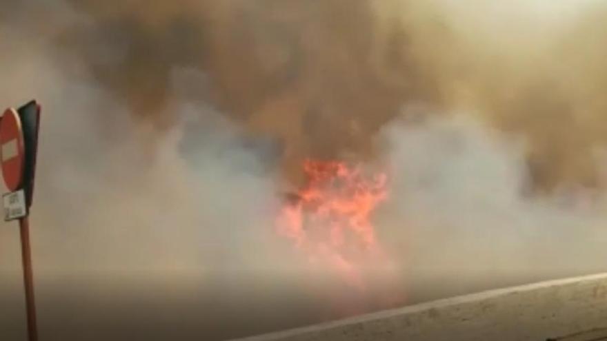 El incendio llega a Juncalillo