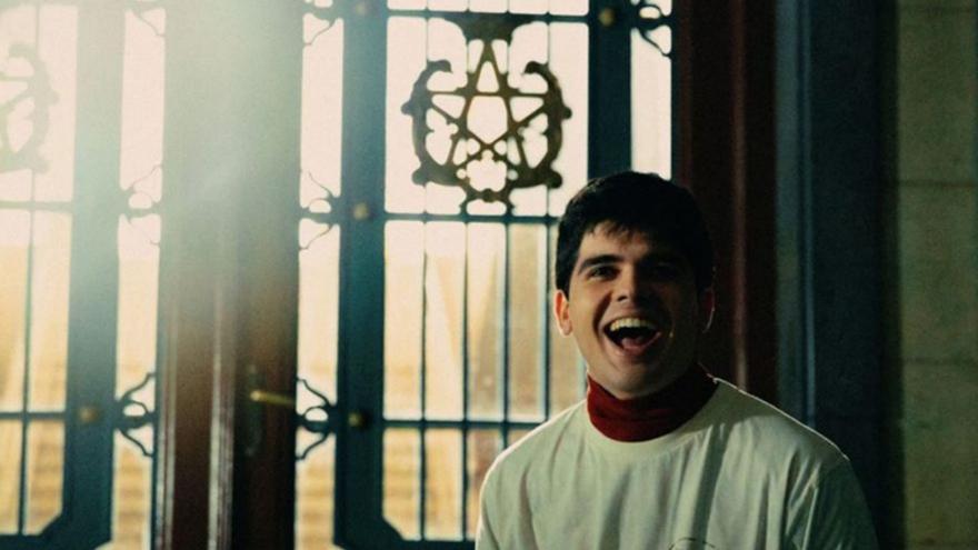 Íñigo Quintero, en su vídeo. | // CARLA VOCES