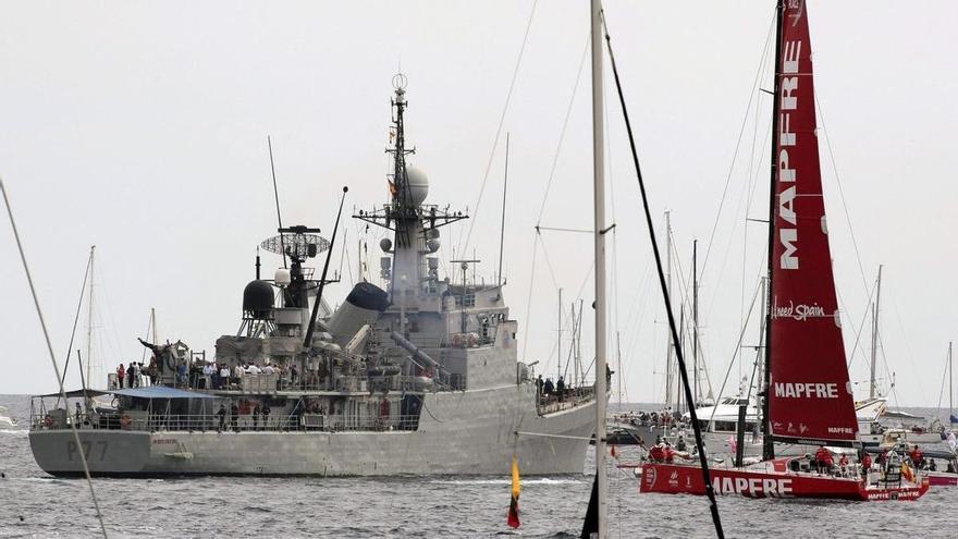 La fragata Victoria y el patrullero Infanta Cristina participarán en la salida de la Ocean Race desde Alicante