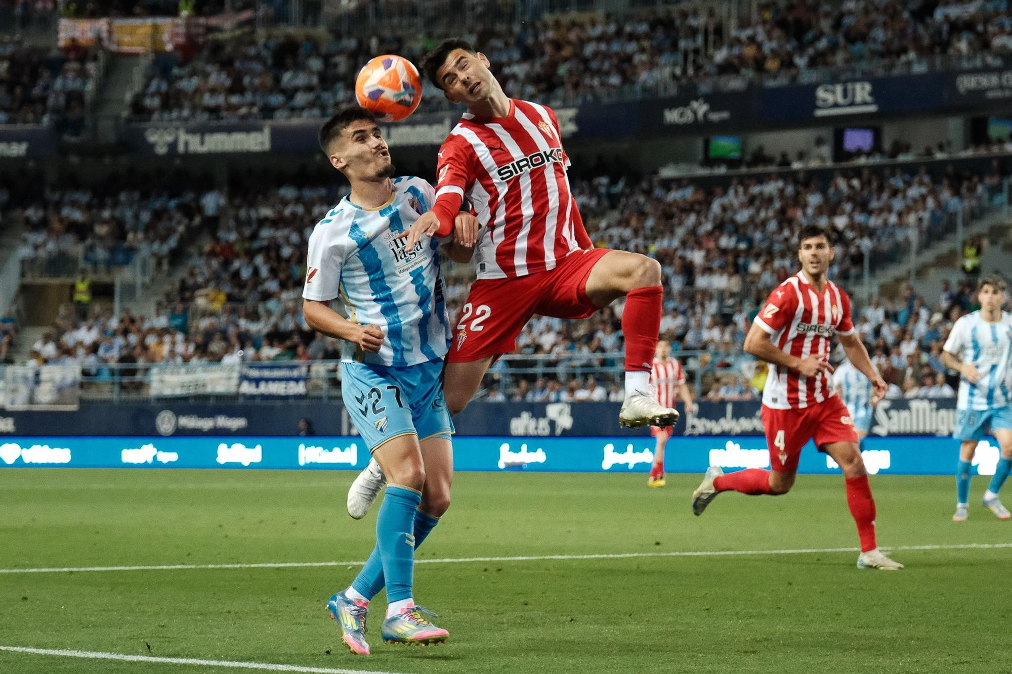 Málaga CF - Sporting. Jornada 40, Liga Hypermotion