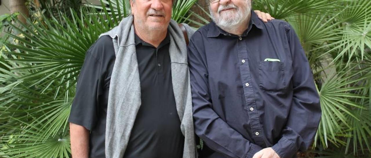 Andrés Vicente Gómez y José Luis García Sánchez, ayer en el Hotel Saratoga de Palma.