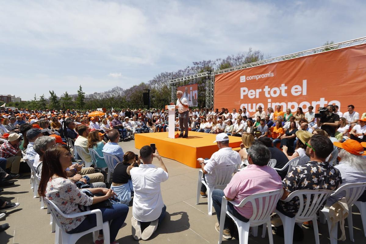 Mitin central de Compromís en València