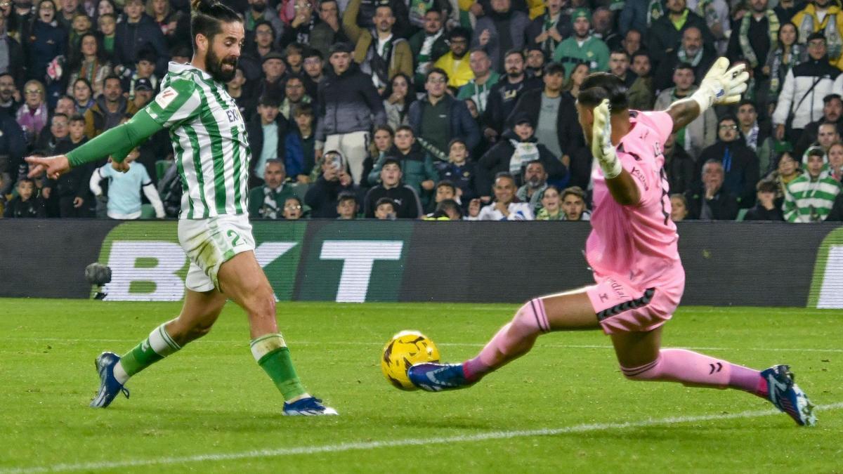 Resumen y goles del Real Betis-Las Palmas (1-0) partido de la jornada 14