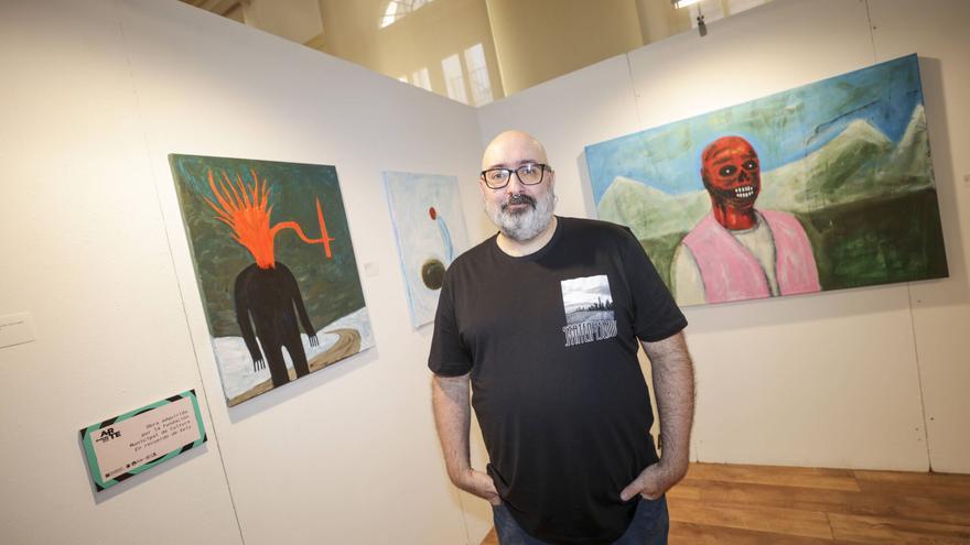 Apertura del feria ArteOviedo en la plaza Trascorrales