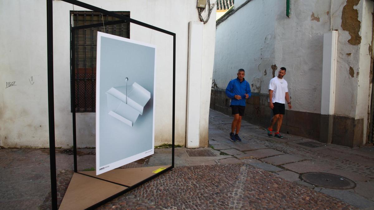 Una de las intervenciones en las calles del Casco Histórico.