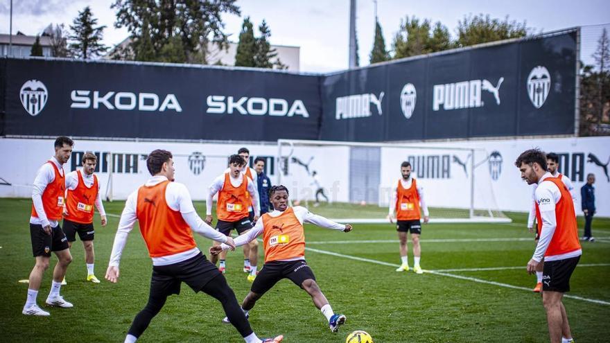 Malas noticias en el entrenamiento del Valencia CF