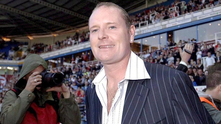 Paul Gascoigne entre cámaras y focos