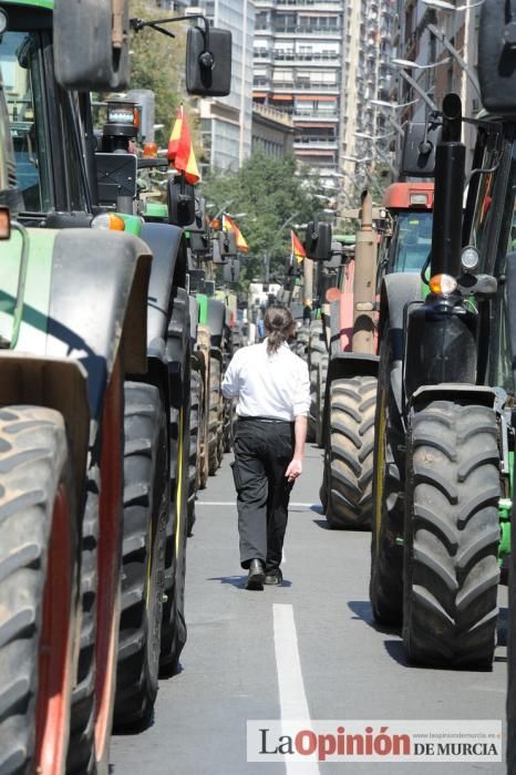 Manifestación de los agricultores por el Mar Menor en Murcia