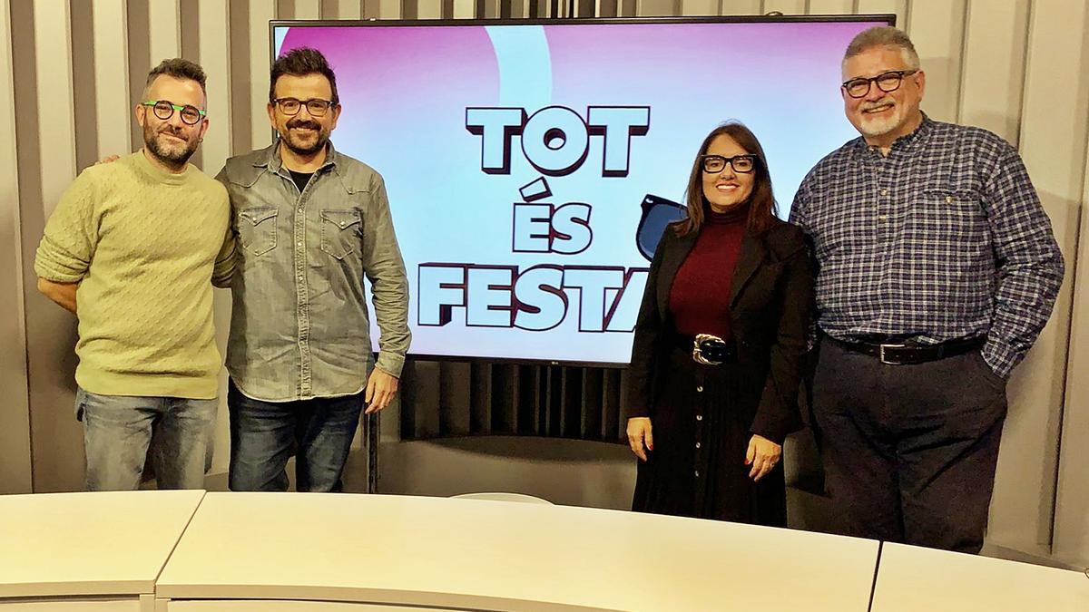 Javier Valiente, Jaume Bronchud, Cristina Estévez y Jorge Guarro