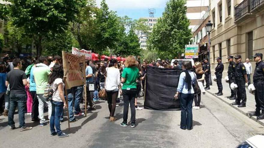 La huelga de la Enseñanza se deja sentir en Extremadura