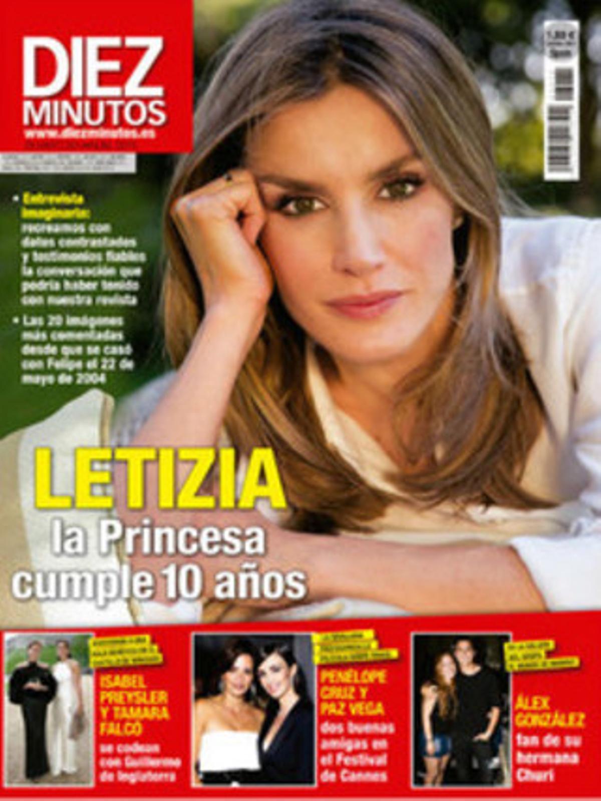 Entrevista amb Letizia a ’Diez minutos’. Entrevista amb Letizia a ’Diez minutos’.