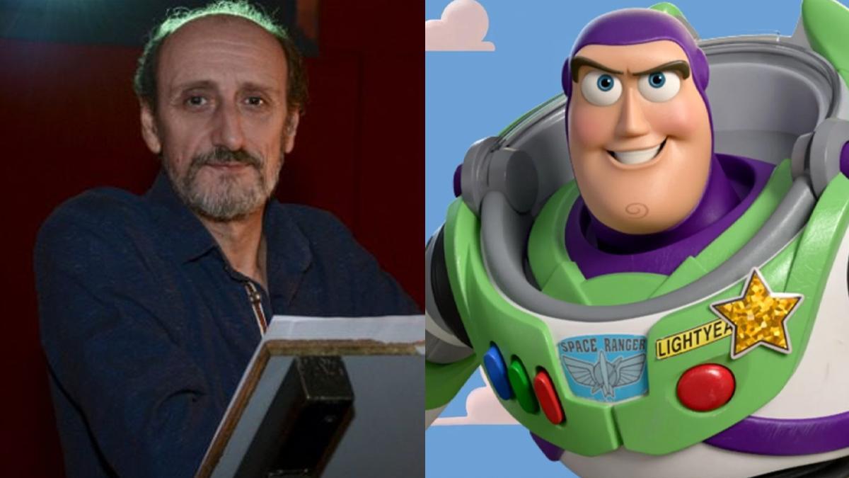 José Luis Gil y Buzz Lightyear