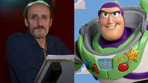 José Luis Gil y Buzz Lightyear