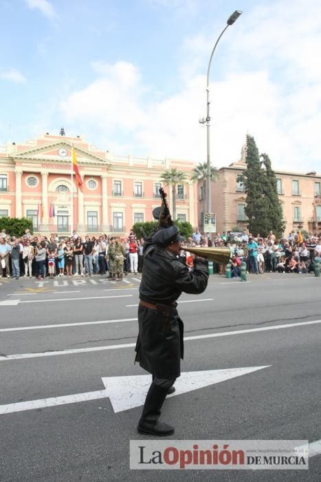 Recreación de una batalla de la II Guerra Mundial