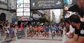 Medio millar de dorsales marcan el ritmo de la Nocturna