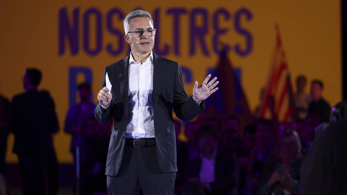 Acto de presentación de 'Nosaltres' la candidatura liderada por Víctor Font