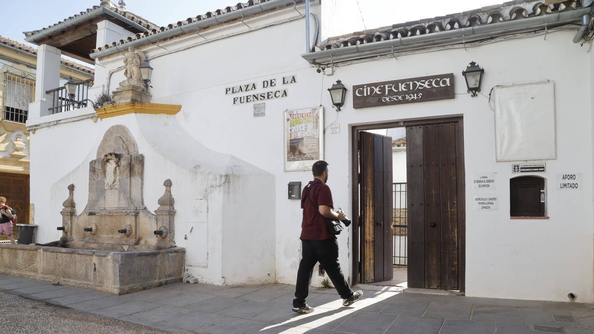 Cine de verano Fuenseca, que no abrirá sus puertas este verano.