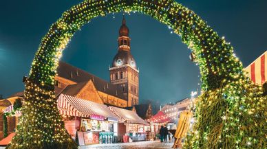 Mercados de Navidad y Art Nouveau en Riga