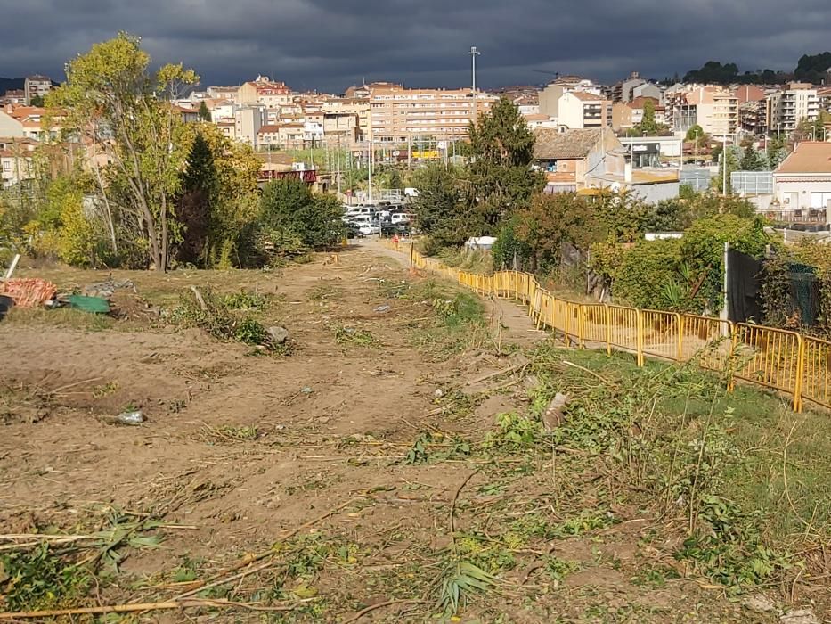 Obres al primer tram de la nova avinguda Països Catalans