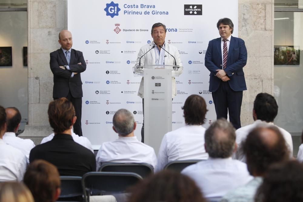 Acte de presentació de la gala Michelin 2017 a Girona