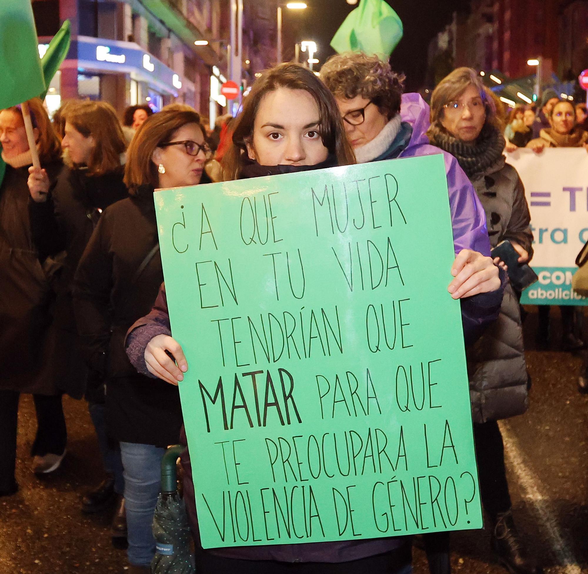 Las imágenes del 8M en Vigo