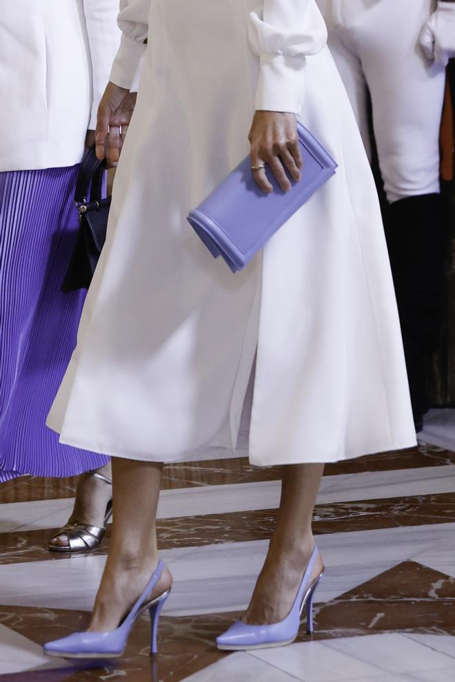 La reina Letizia recibe al presidente de Brasil