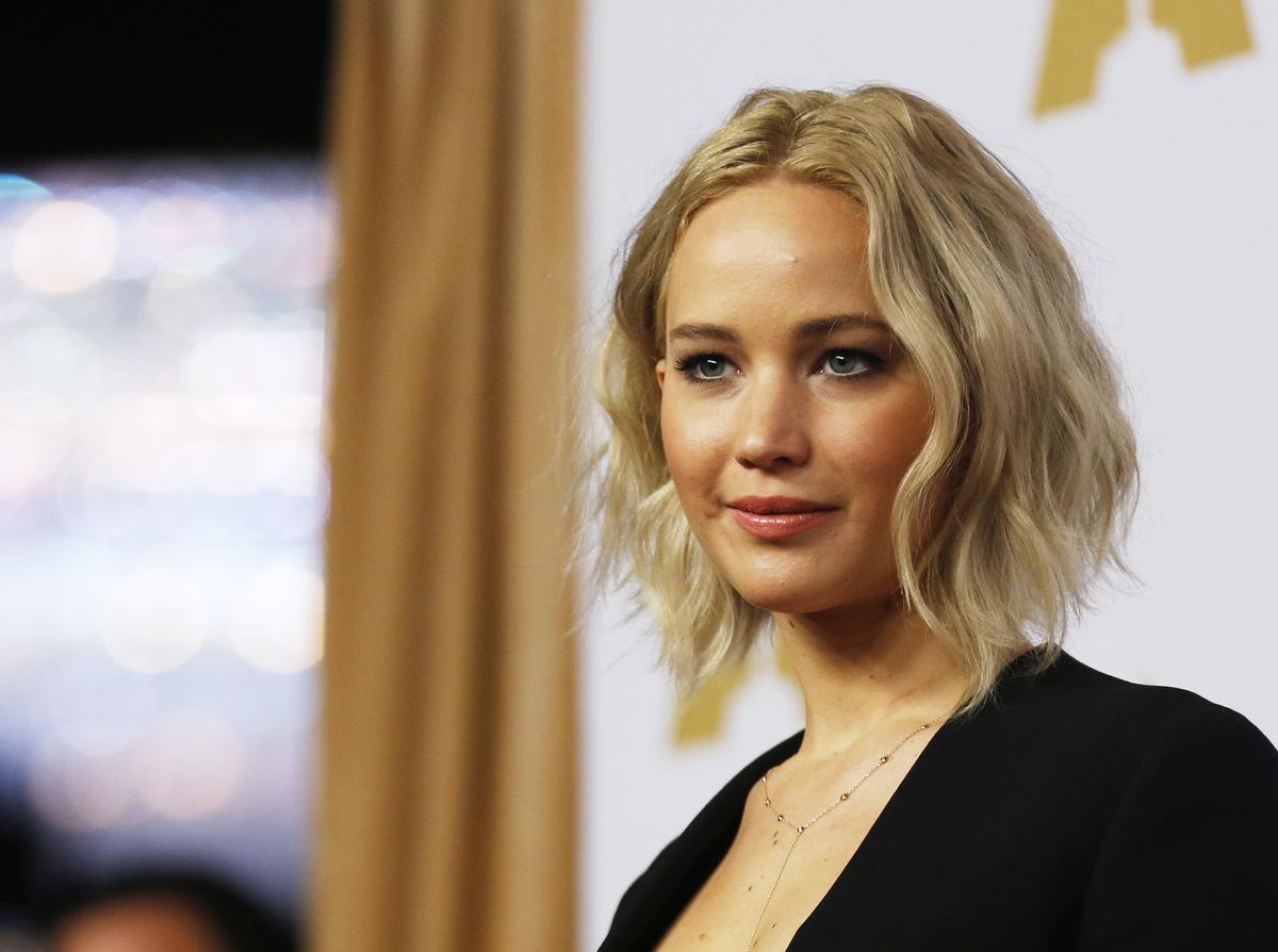 La actriz estadounidense Jennifer Lawrence.