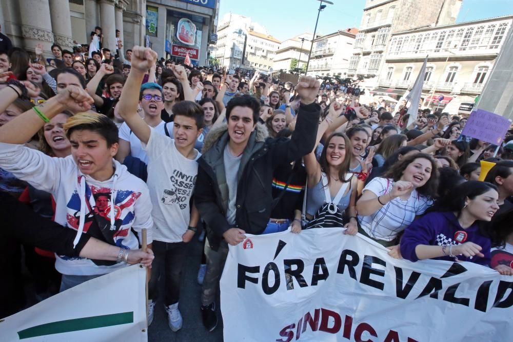 Marchas contra la reválida desde los institutos