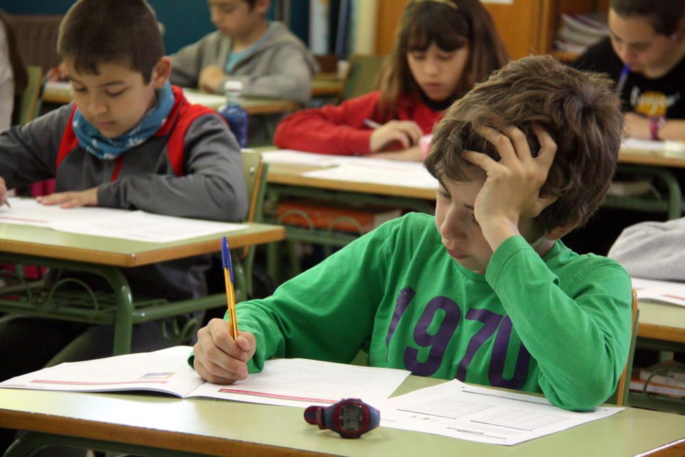 Proves d''avaluació a l''Escola Migdia de Girona