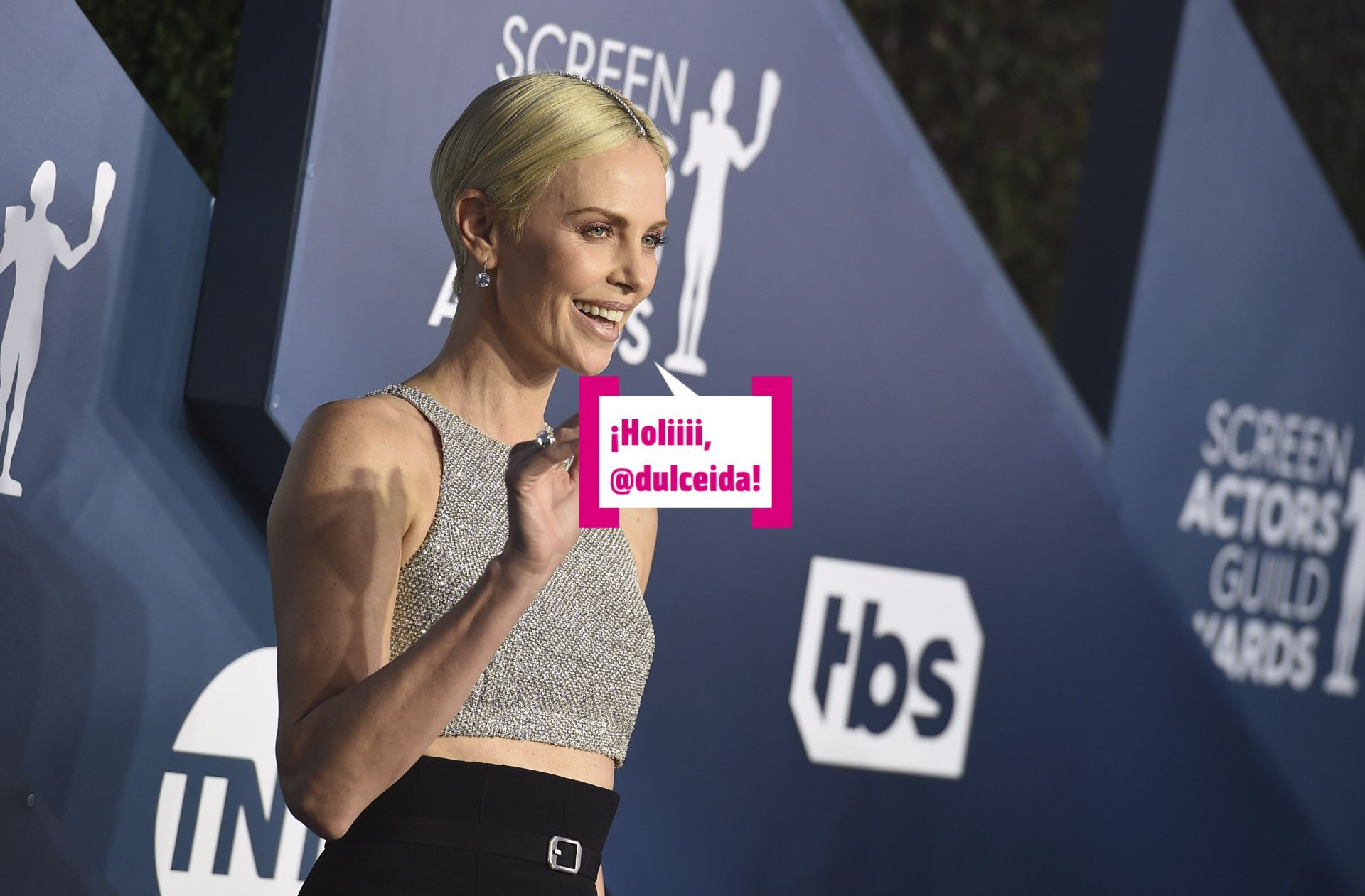 Charlize Theron manda un saludo a Dulceida