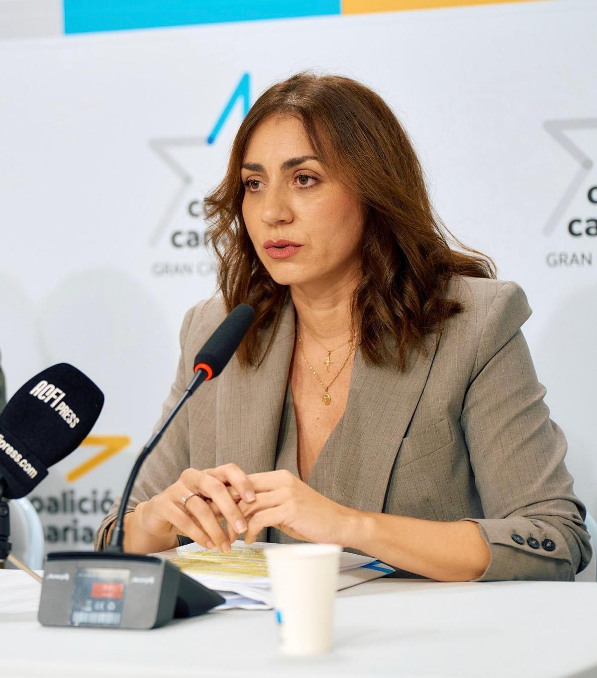 Vidina Cabrera, consejera de CC en el Cabildo de Gran Canaria.