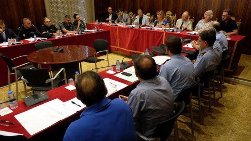 Reunió de la Junta de Seguretat a Figueres.